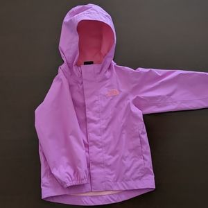 Toddler girls The North face rain jacket/windbreak